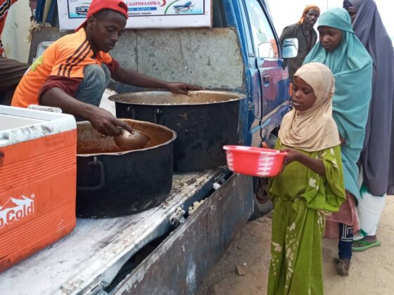 Mobile-Iftar-Aktion in Somalia